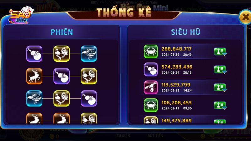 Người chơi nên quan sát kết quả 5-10 phiên chơi bầu cua để nắm bắt quy luật của hệ thống